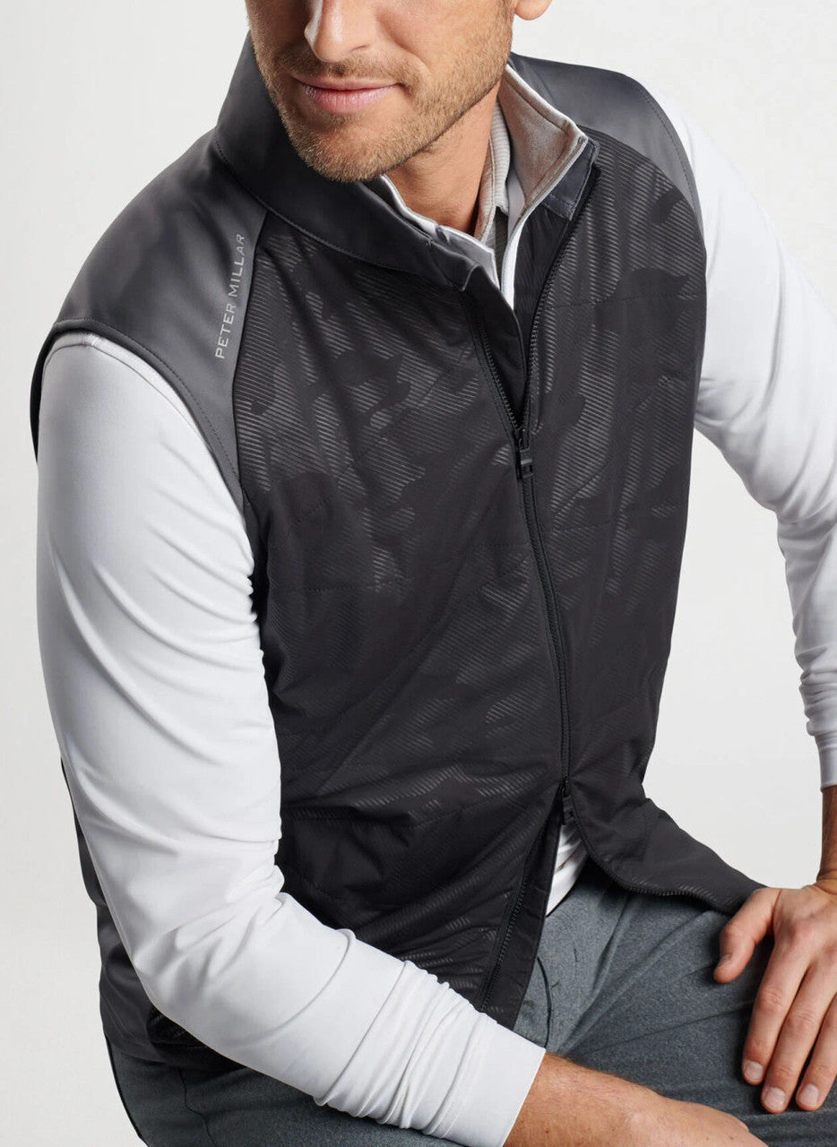 Peter Millar Fuse Hybrid Vest: Black