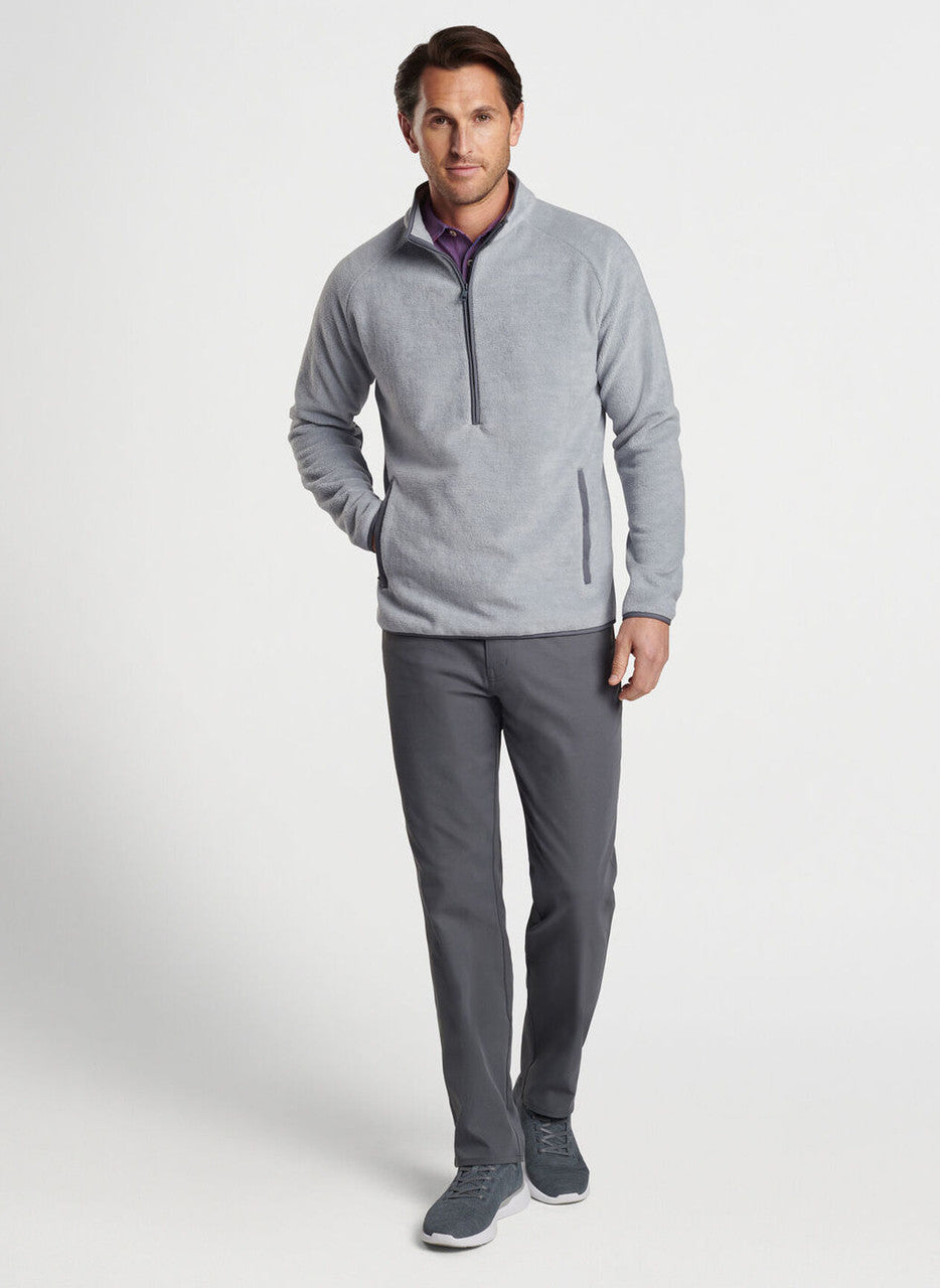 Peter Millar Fade Half Zip: Gale Grey