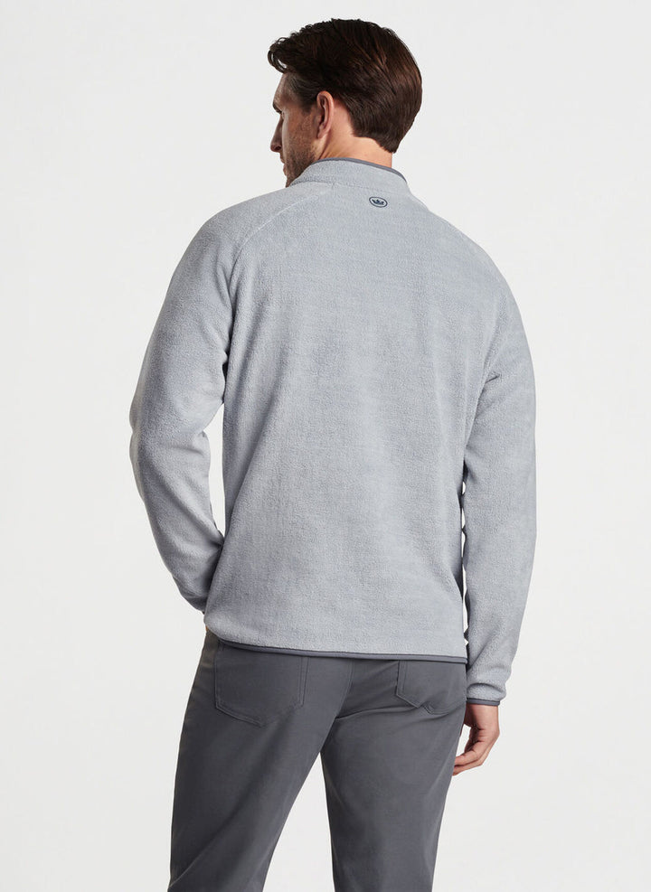 Peter Millar Fade Half Zip: Gale Grey