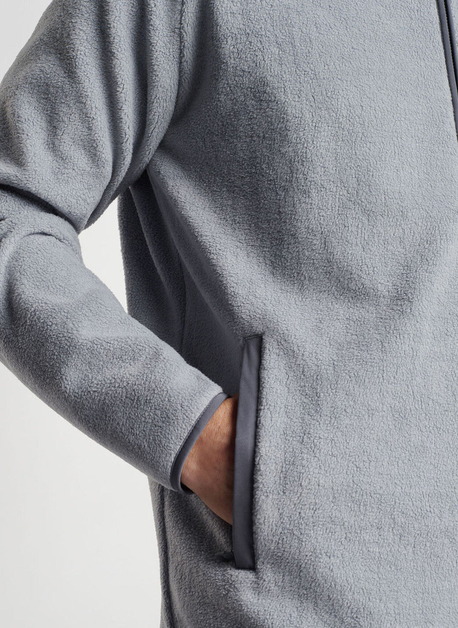 Peter Millar Fade Half Zip: Gale Grey