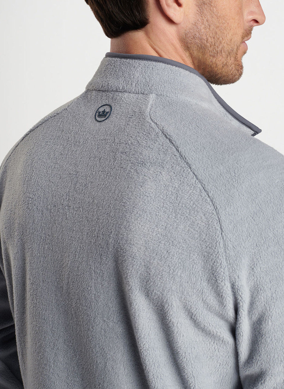 Peter Millar Fade Half Zip: Gale Grey