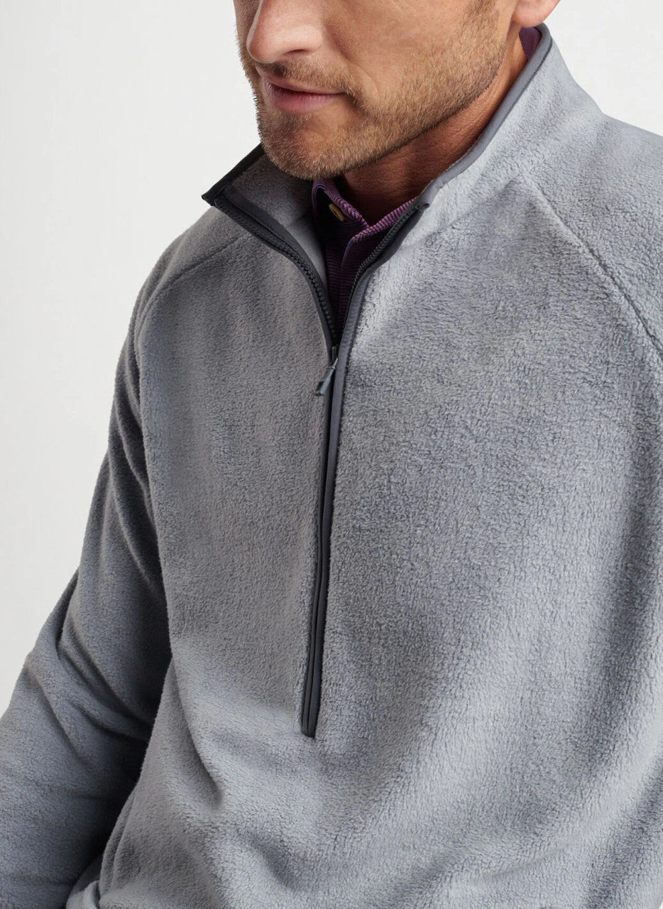 Peter Millar Fade Half Zip: Gale Grey