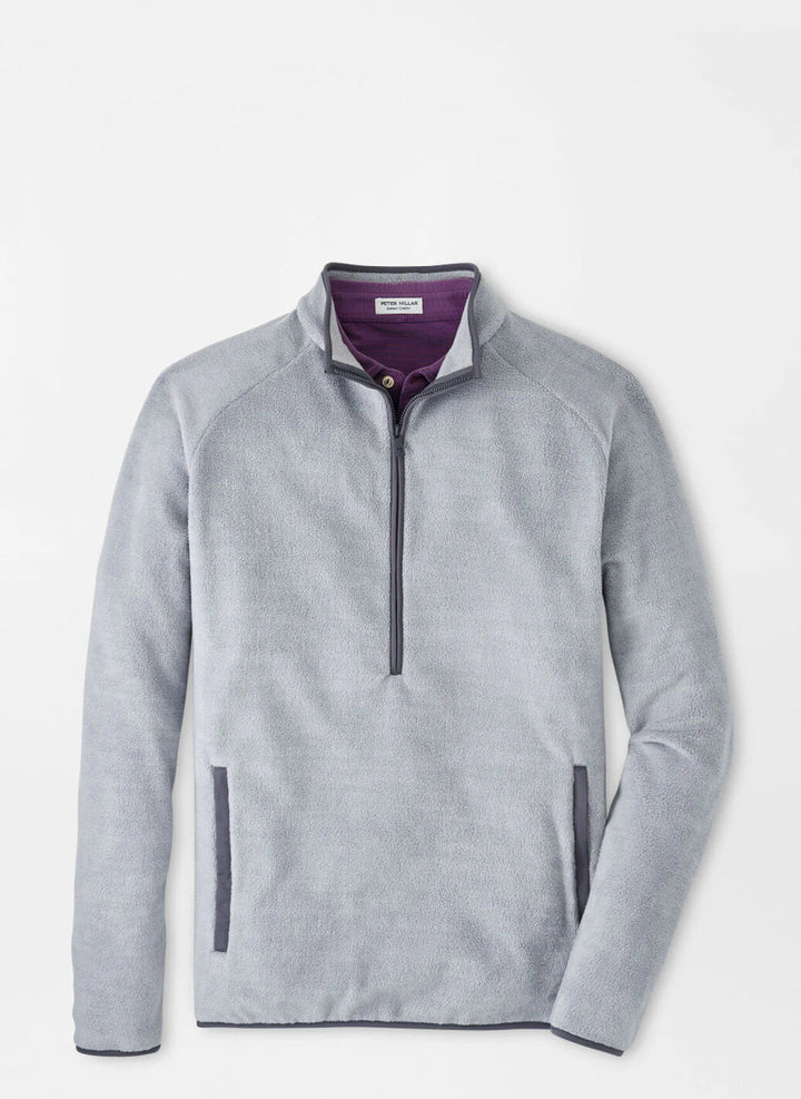 Peter Millar Fade Half Zip: Gale Grey