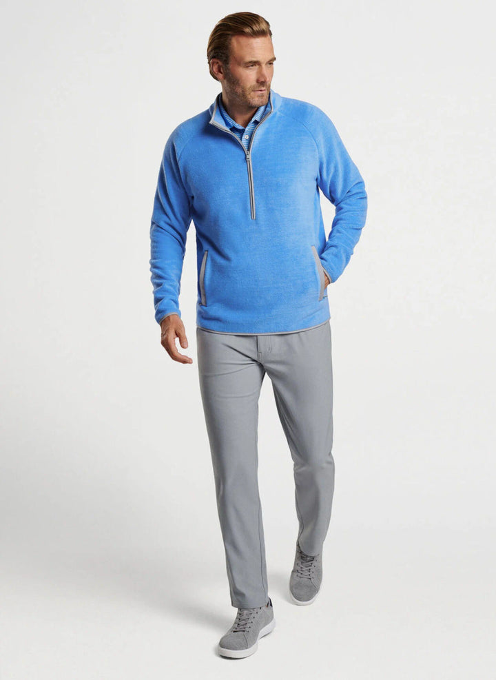 Peter Millar Fade Half Zip: Liberty Blue