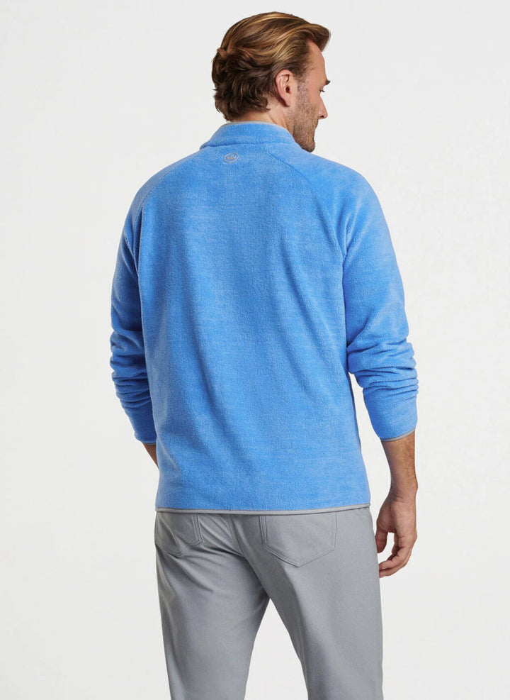 Peter Millar Fade Half Zip: Liberty Blue