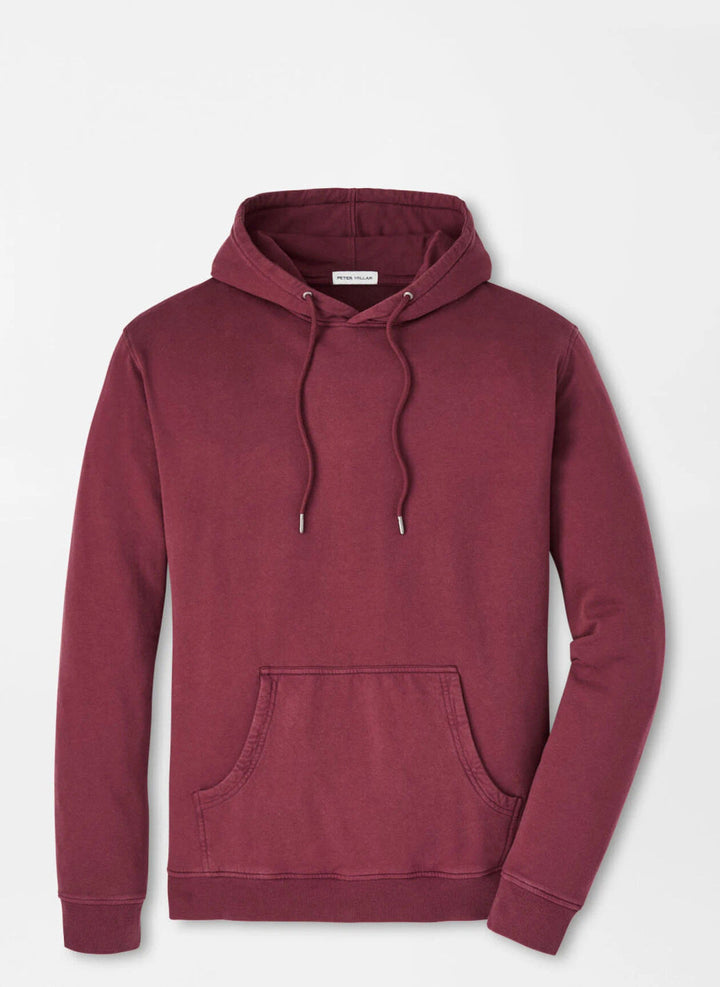 Peter Millar Lava Wash Hoodie: Currant