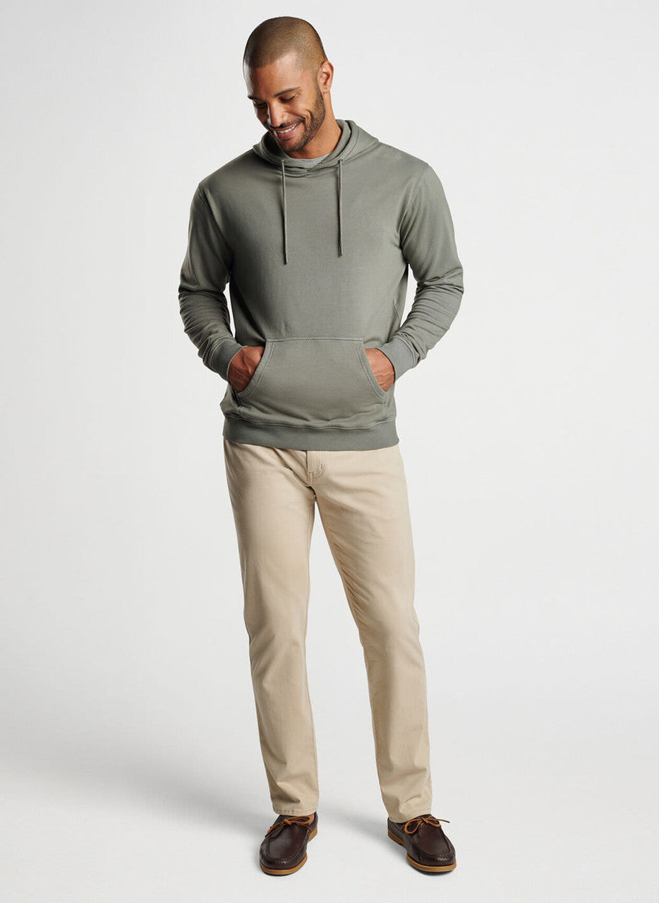 Peter Millar Lava Wash Hoodie: Military