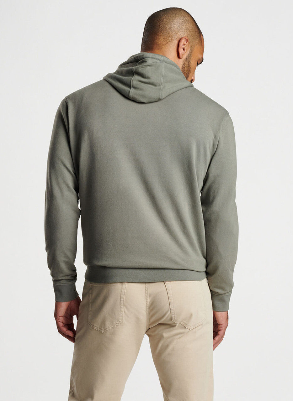 Peter Millar Lava Wash Hoodie: Military