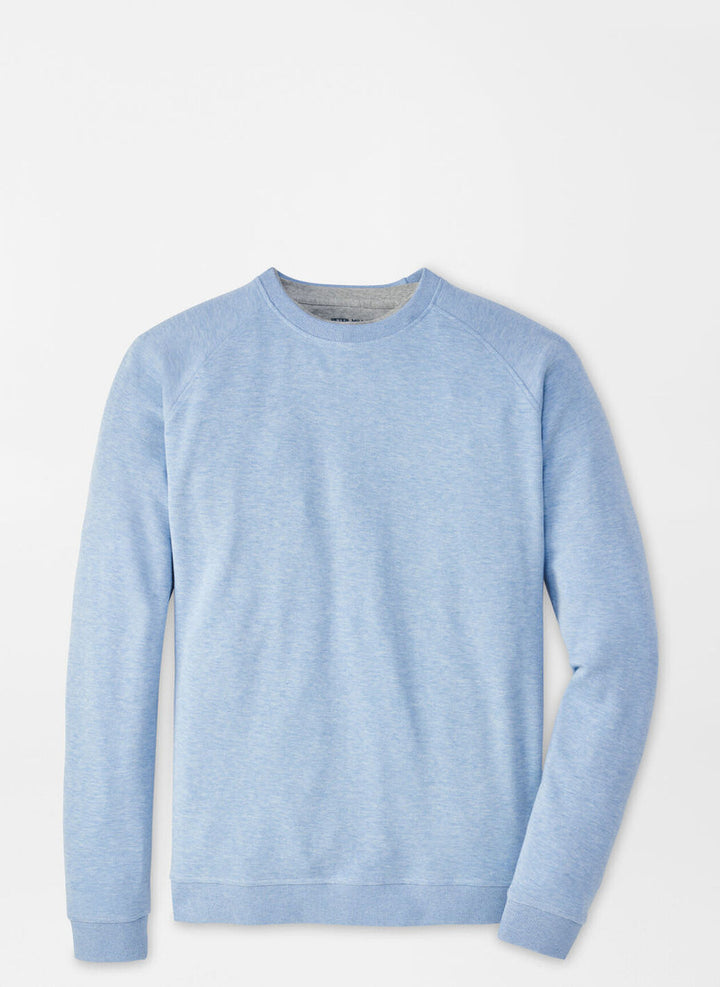 Peter Millar Crown Comfort Knit Crew: Cottage Blue