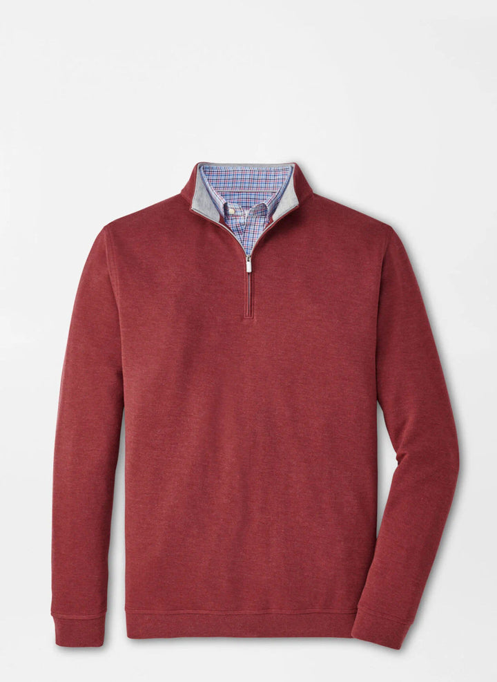 Peter Millar Crown Comfort Pullover: Celosia Red