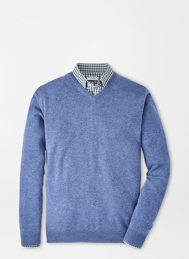 Peter Millar Crown Heritage Cashmere Sweater: Astral Blue