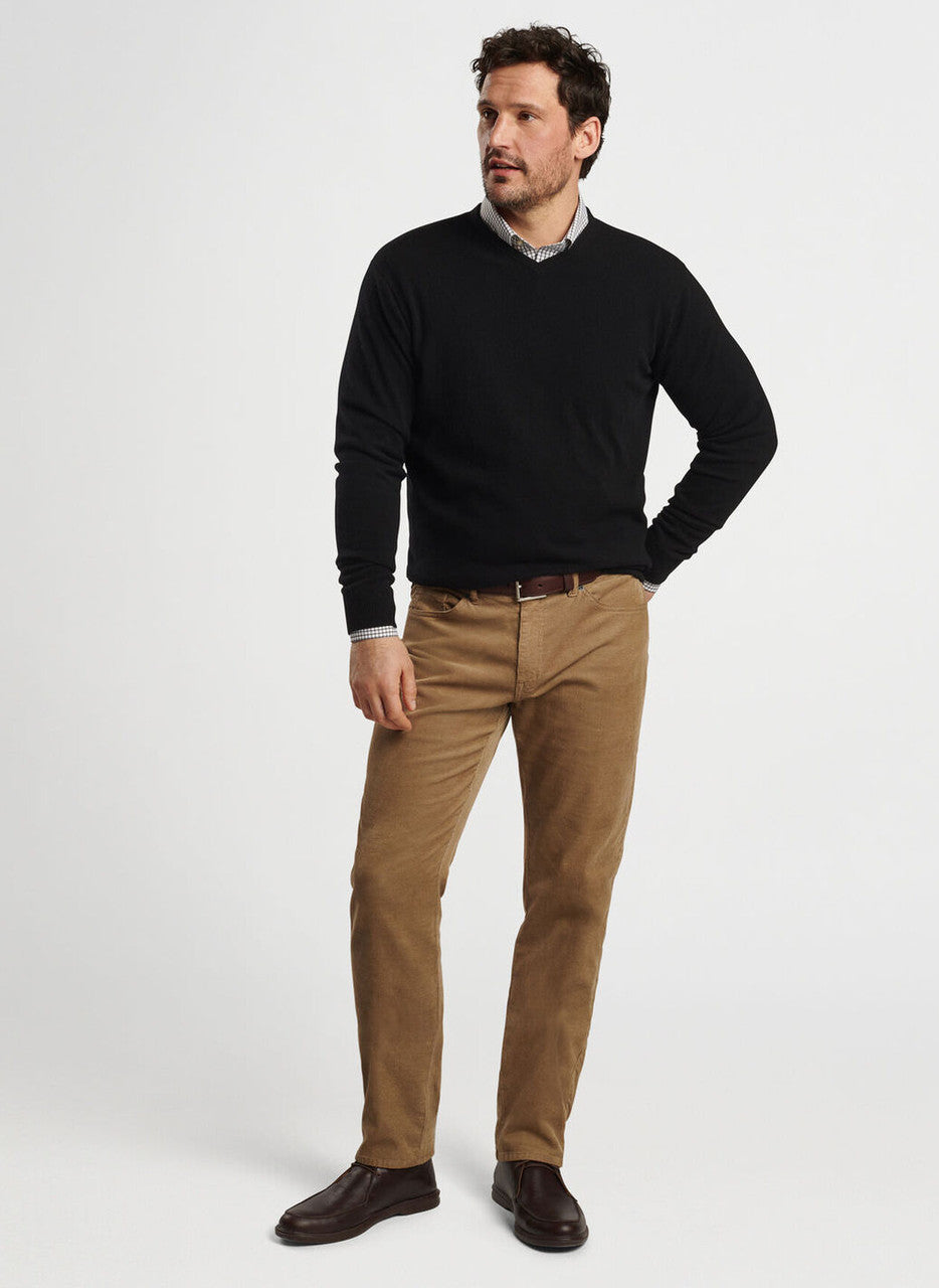 Peter Millar Crown Heritage Cashmere Sweater: Black