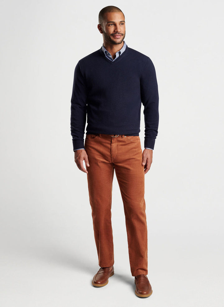 Peter Millar Crown Heritage Cashmere Sweater: Navy