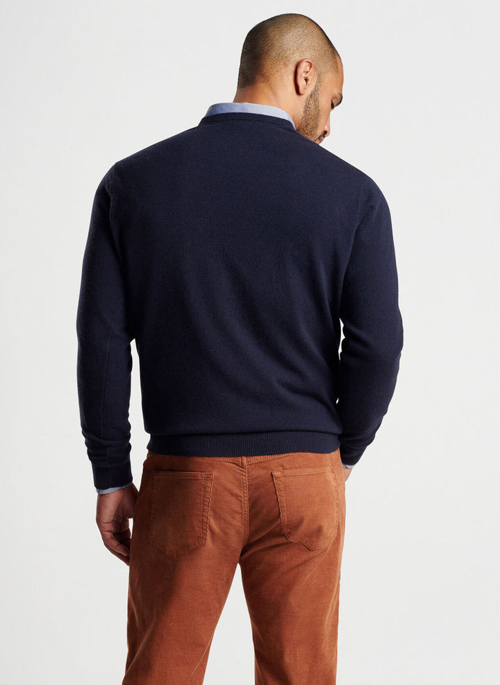 Peter Millar Crown Heritage Cashmere Sweater: Navy