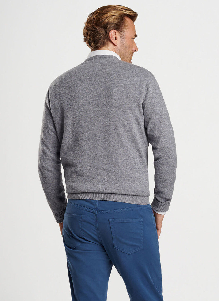 Peter Millar Crown Heritage Cashmere Sweater: Oslo Grey