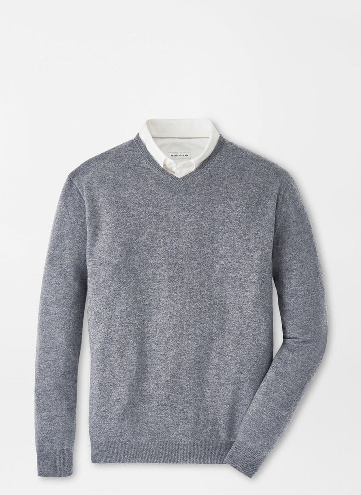 Peter Millar Crown Heritage Cashmere Sweater: Oslo Grey