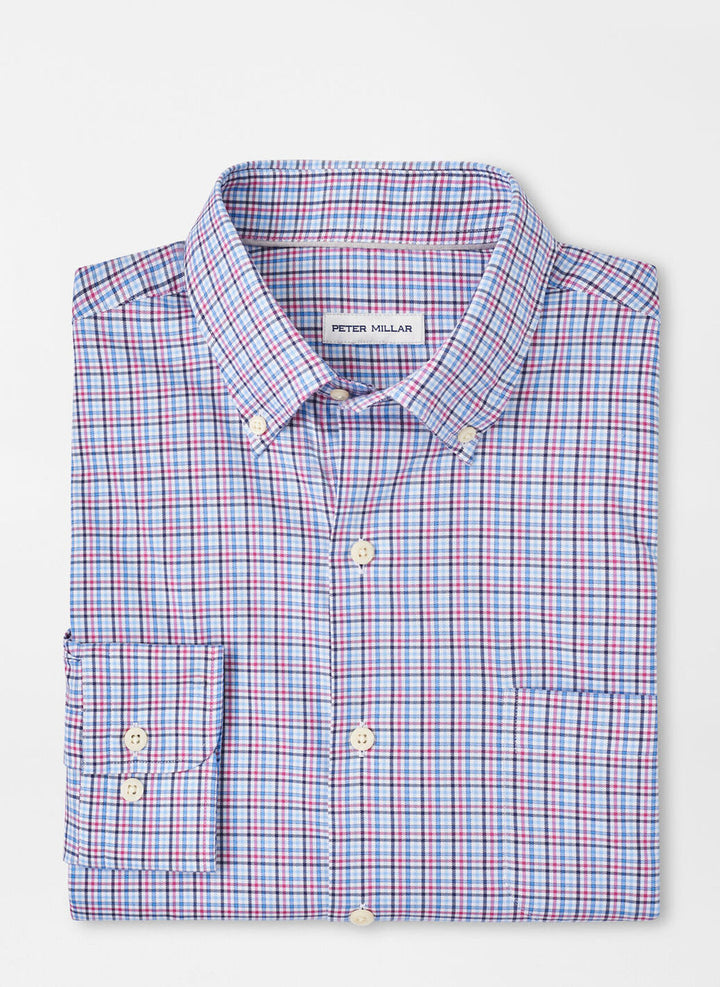 Peter Millar Albert Crown Lite Cotton-Stretch Sport Shirt: Rosewood