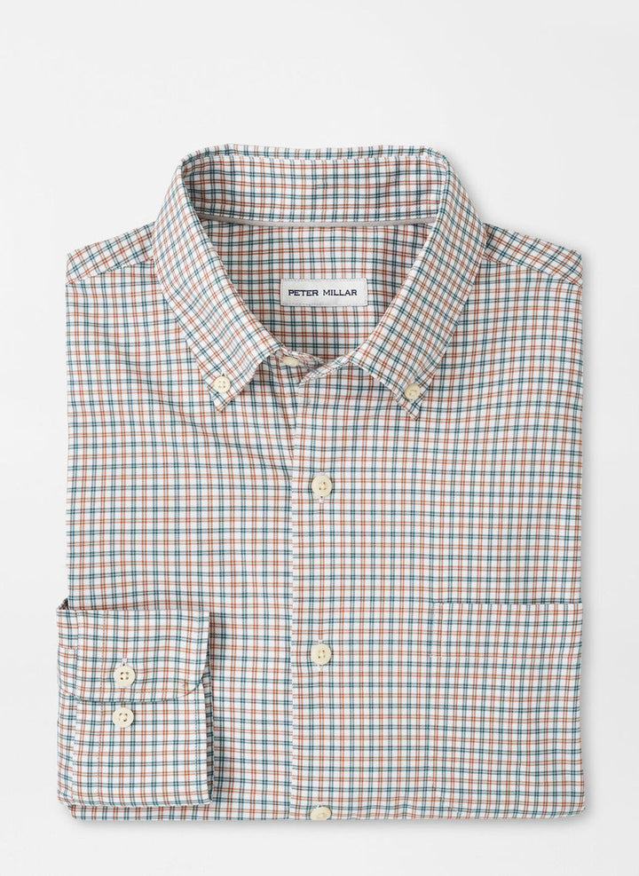 Peter Millar Hamilton Crown Lite Cotton-Stretch Sport Shirt: Sherwood