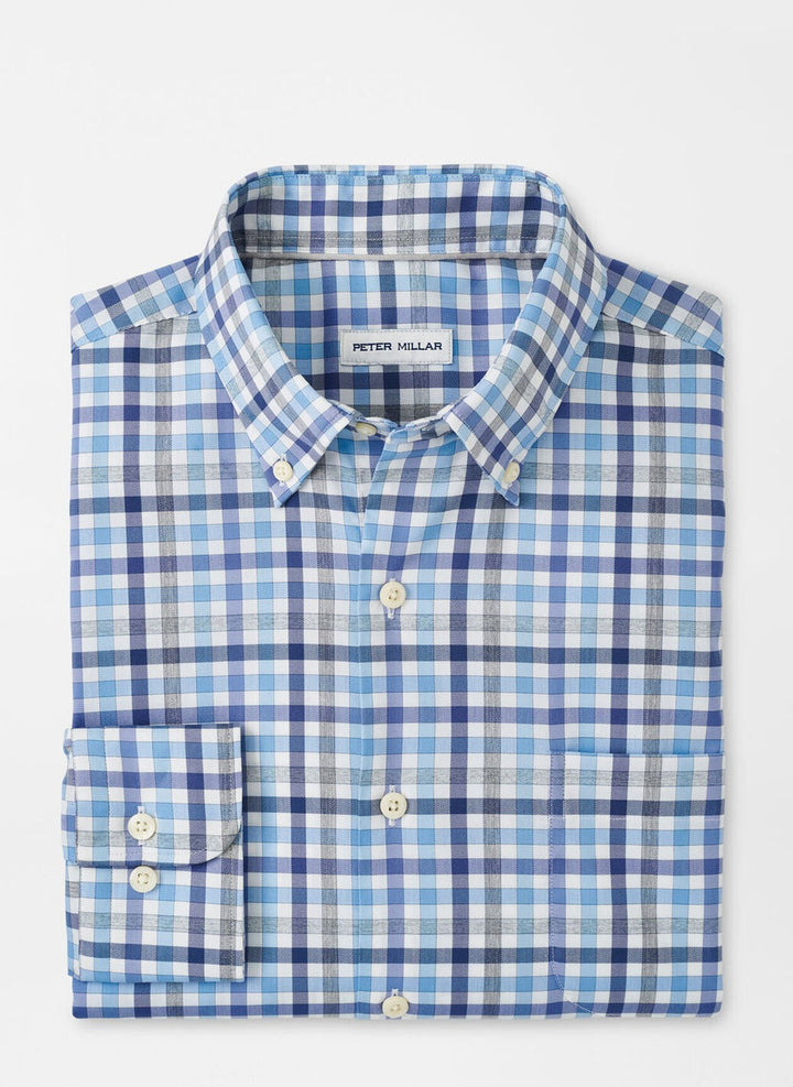 Peter Millar Chambly Crown Lite Cotton-Stretch Sport Shirt: White