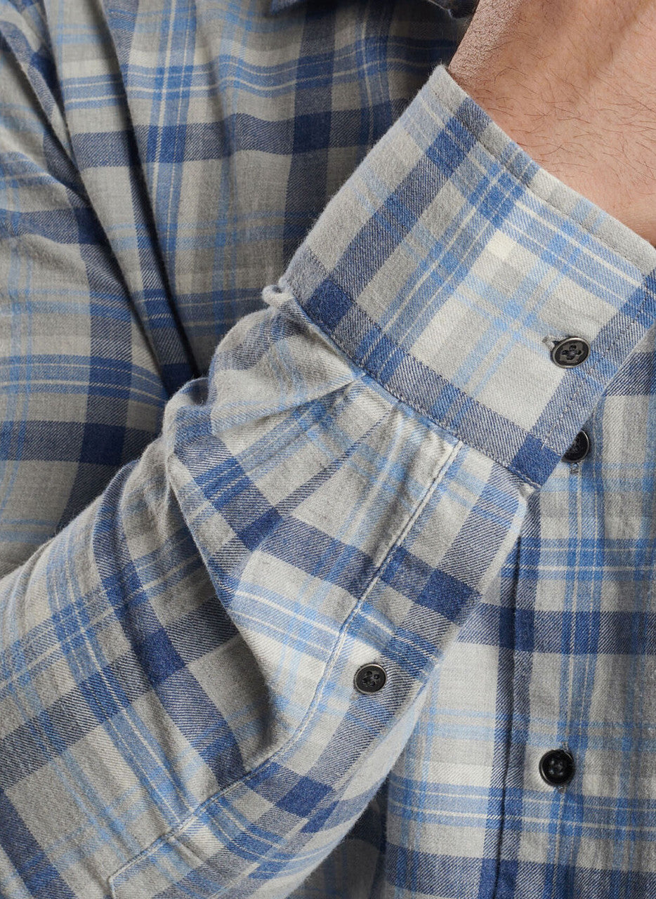 Peter Millar Sherbrooke Cotton Sport Shirt: British Grey