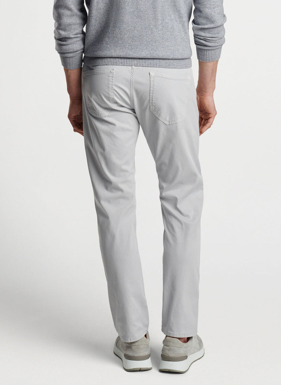 Peter Millar Crown Crafted Wayfare Five-Pocket Pant: Platinum