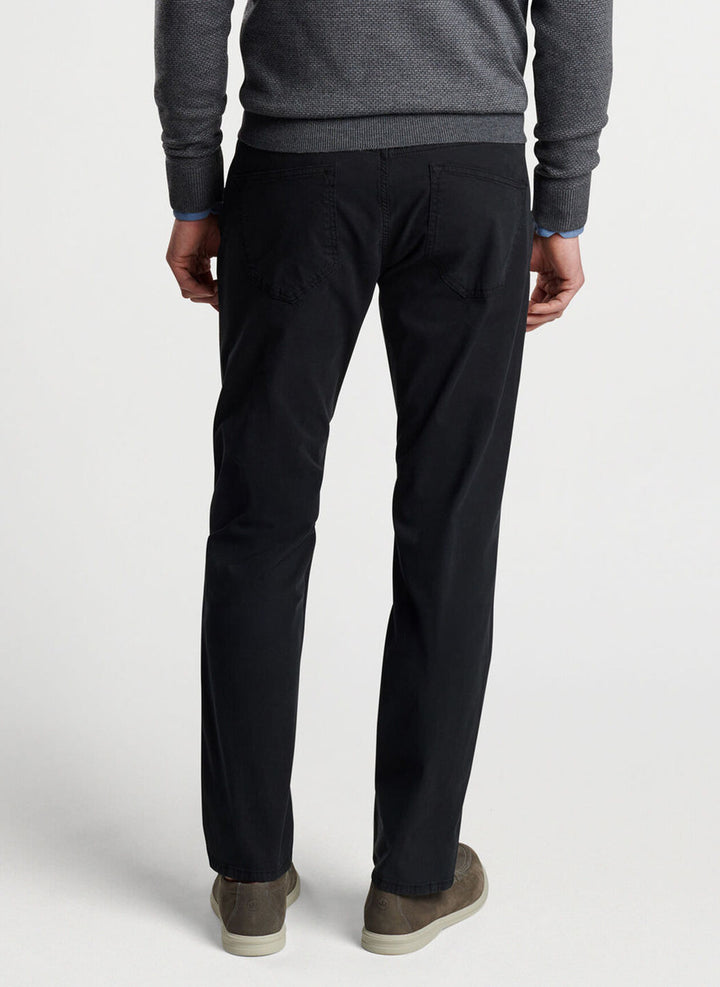 Peter Millar Crown Crafted Wayfare Five-Pocket Pant: Washed Black