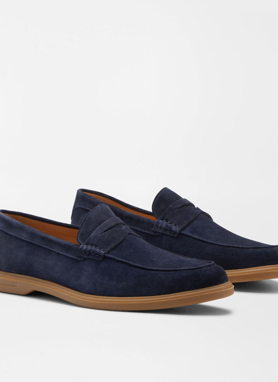 Peter Millar Excursionist Penny Loafer: Dark Navy