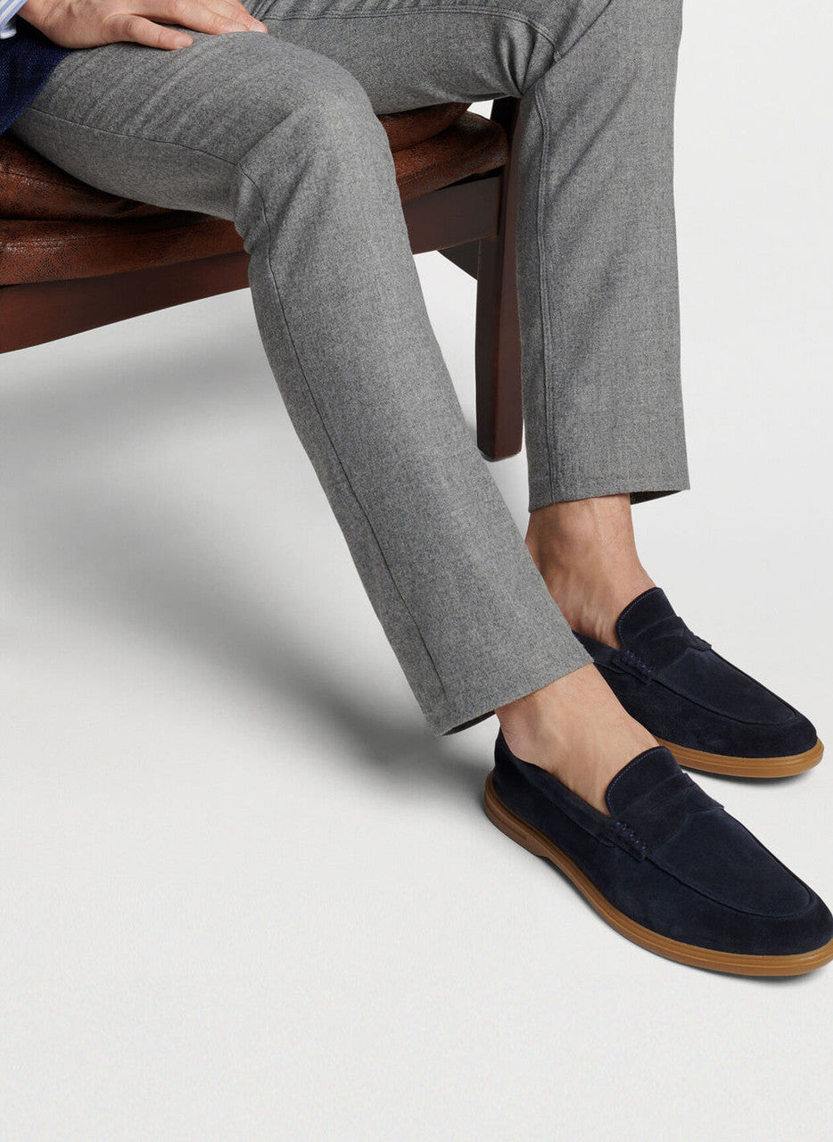 Peter Millar Excursionist Penny Loafer: Dark Navy