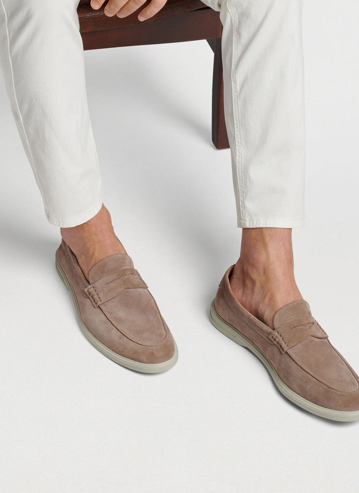 Peter Millar Excursionist Penny Loafer: Chestnut