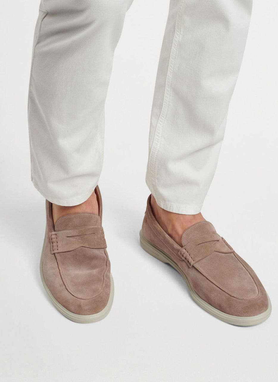 Peter Millar Excursionist Penny Loafer: Chestnut