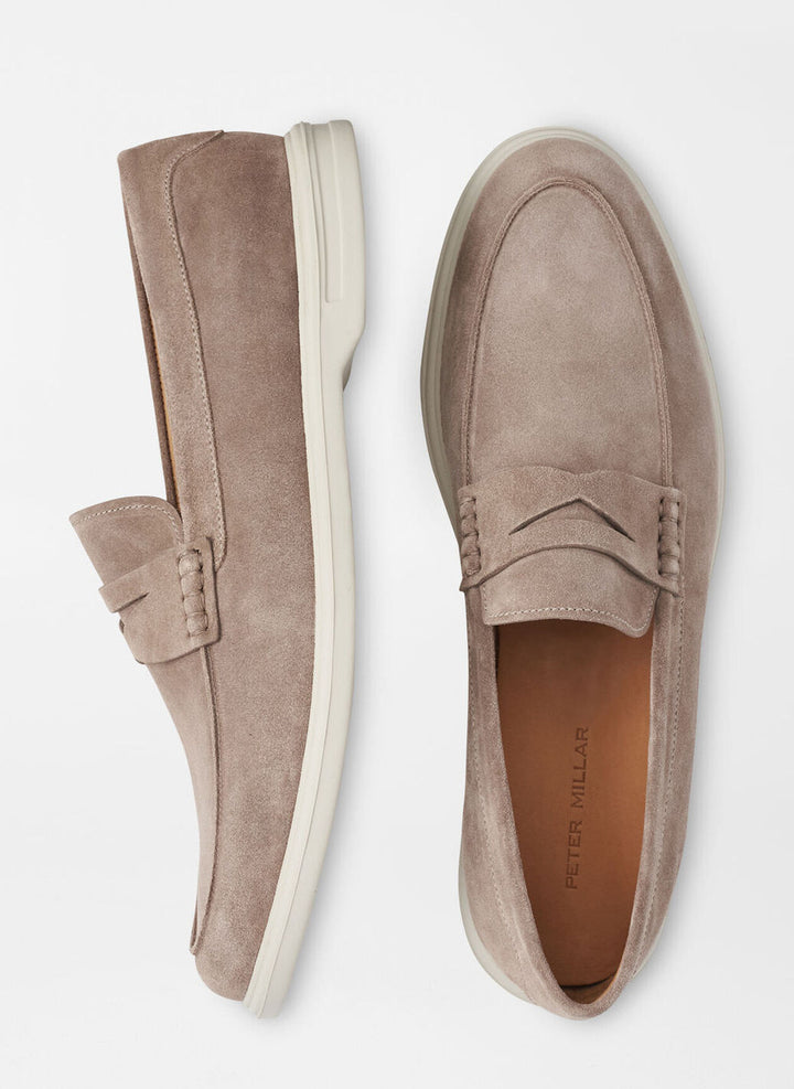 Peter Millar Excursionist Penny Loafer: Chestnut