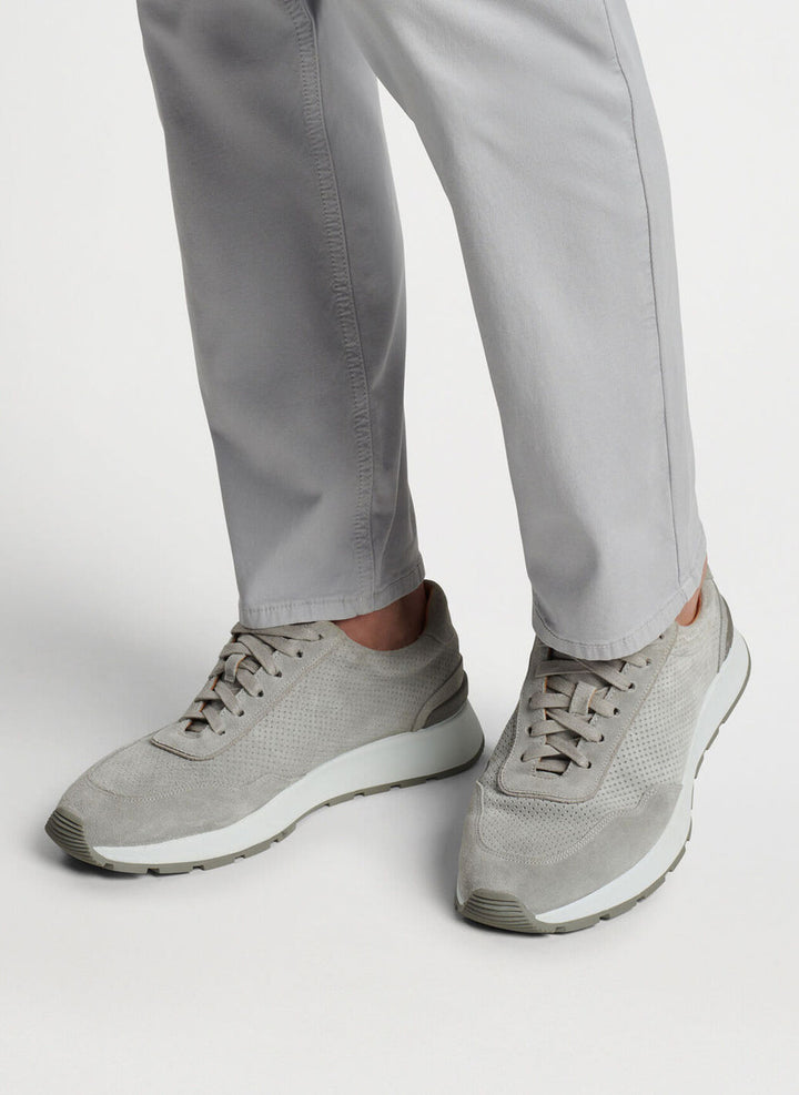 Peter Millar Wayfare Runner: Pearl Grey