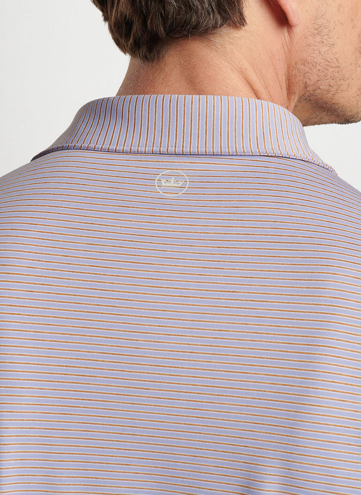 Peter Millar Crown Crafted Ambrose Performance Jersey Polo: Lavender Fog