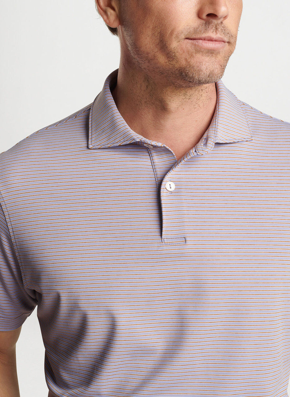 Peter Millar Crown Crafted Ambrose Performance Jersey Polo: Lavender Fog