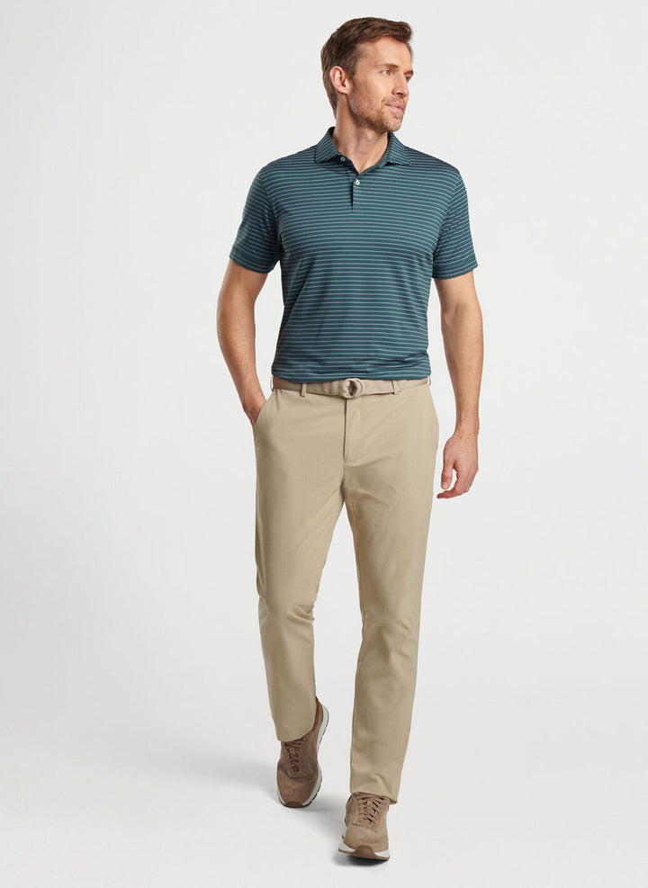 Peter Millar Crown Crafted Duet Performance Jersey Polo: Lacinto