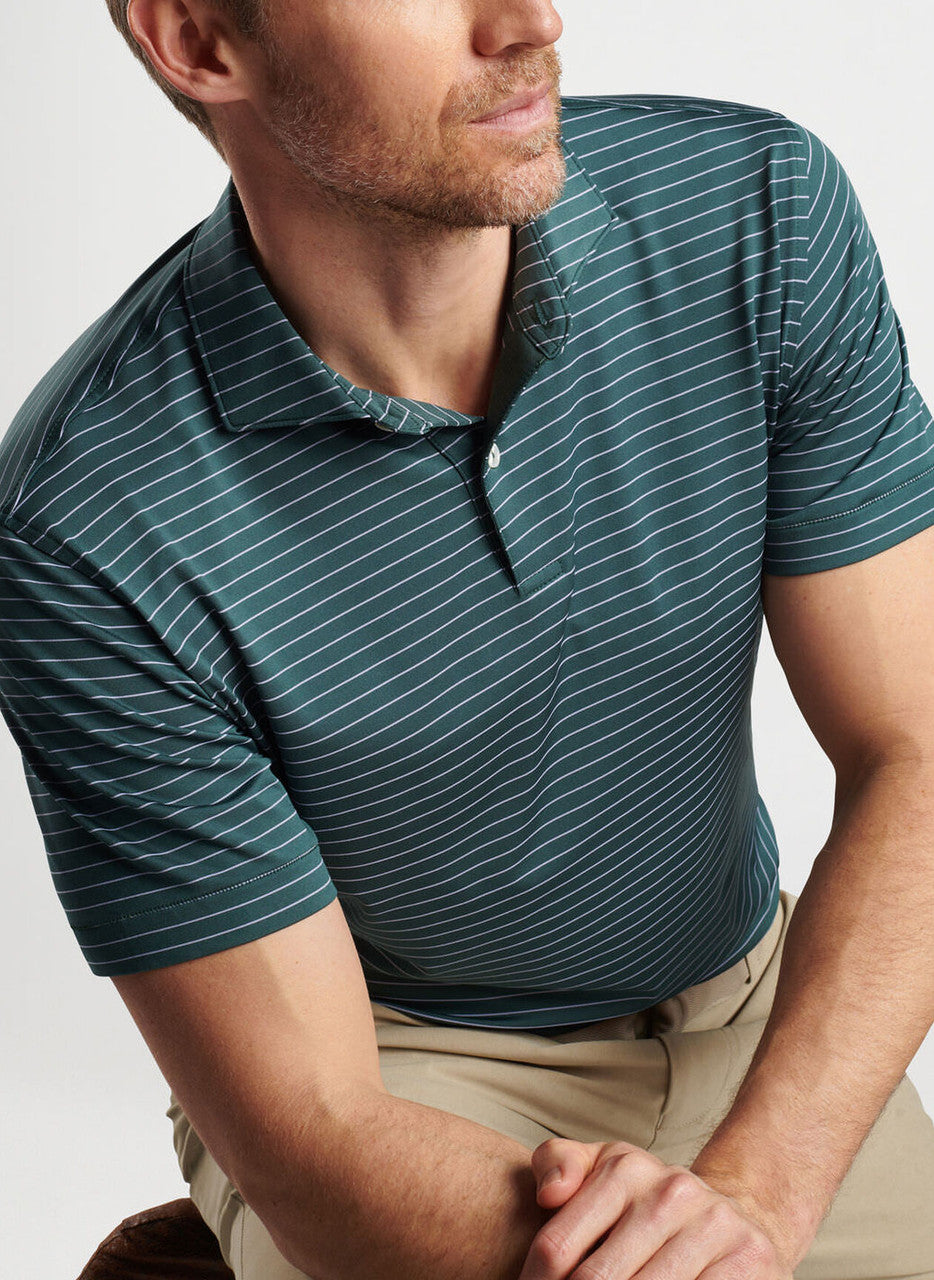 Peter Millar Crown Crafted Duet Performance Jersey Polo: Lacinto