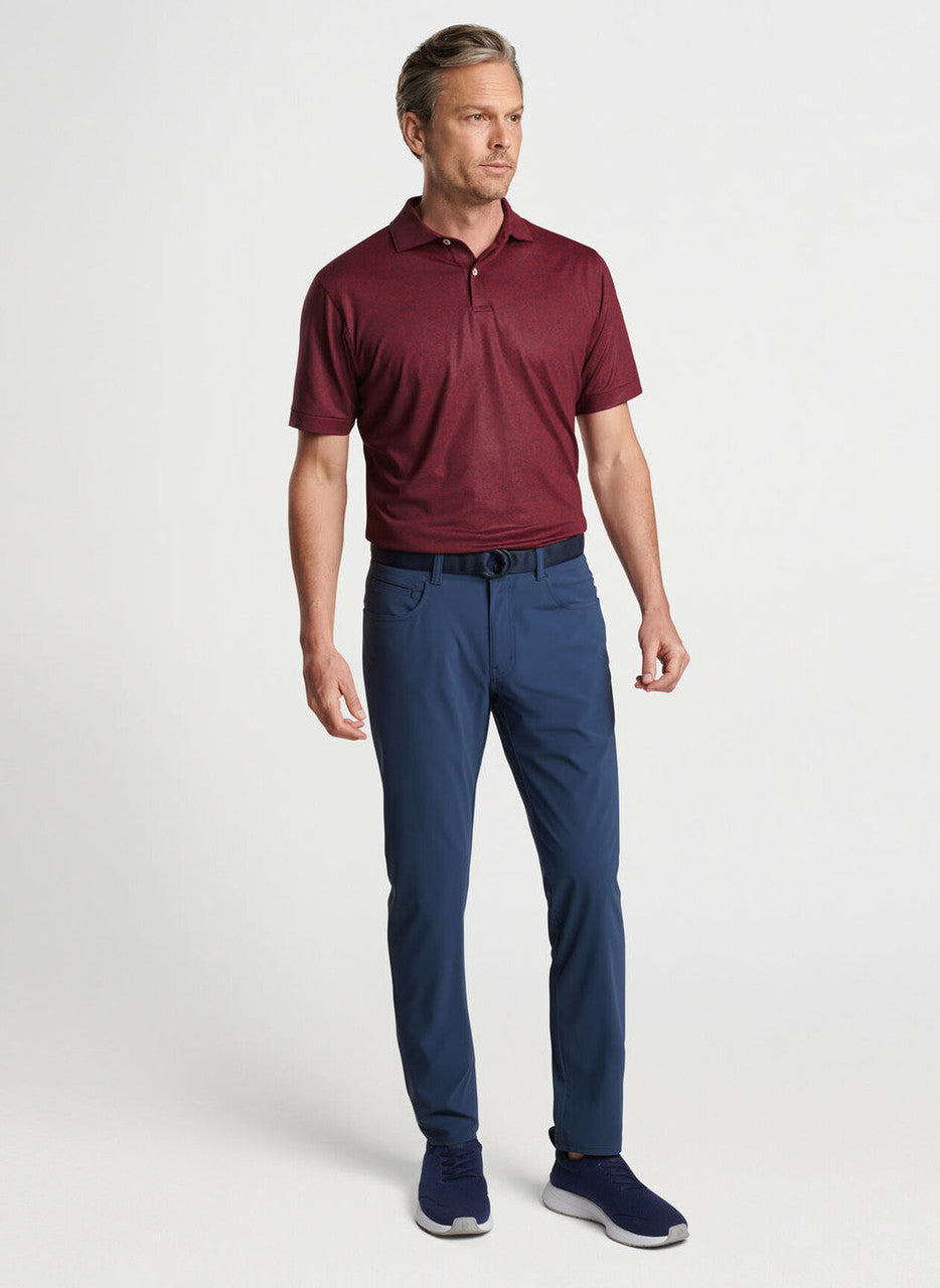 Peter Millar Crown Crafted Switching Gears Performance Jersey Polo: Vermouth