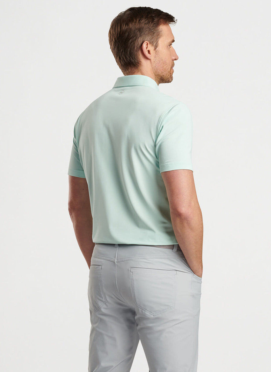 Peter Millar Crown Crafted Soul Performance Mesh Polo: Capri Breeze