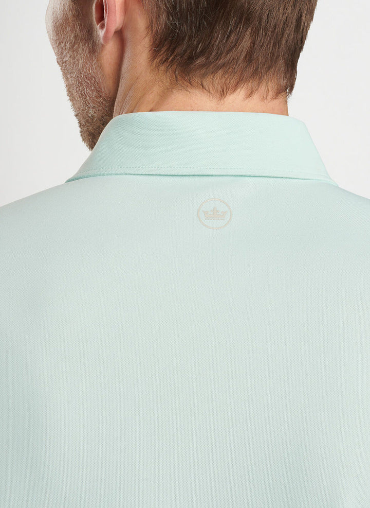 Peter Millar Crown Crafted Soul Performance Mesh Polo: Capri Breeze