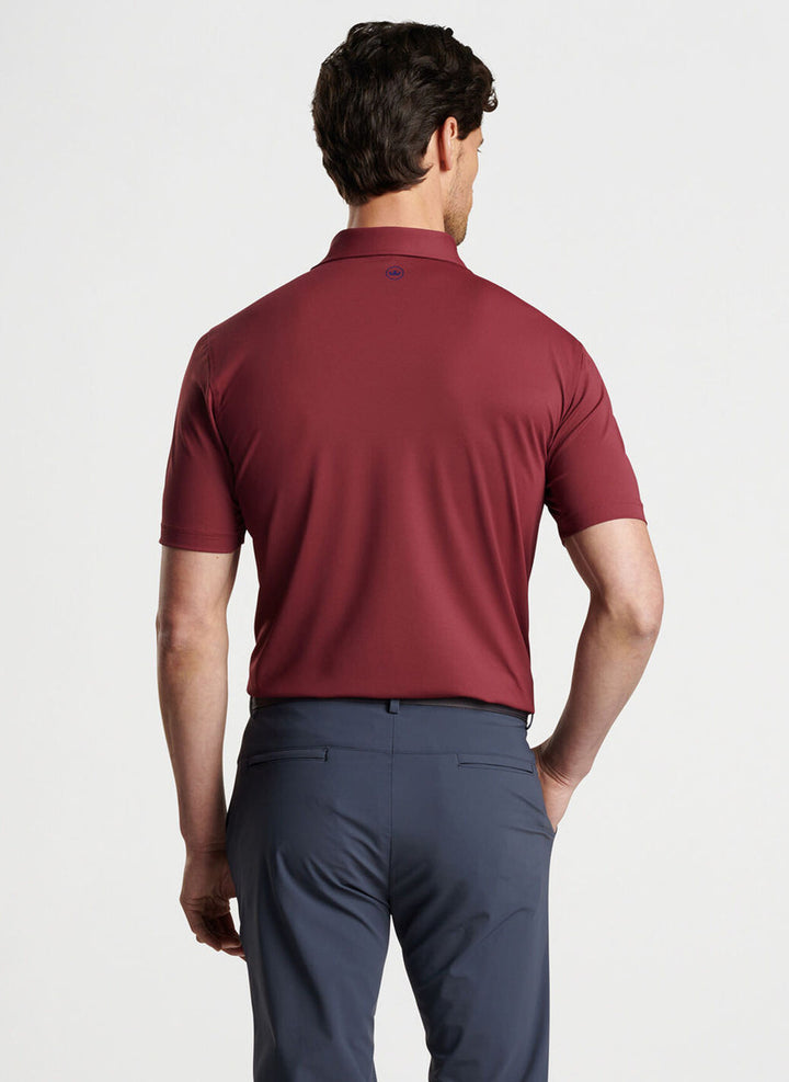 Peter Millar Crown Crafted Soul Performance Mesh Polo: Vermouth