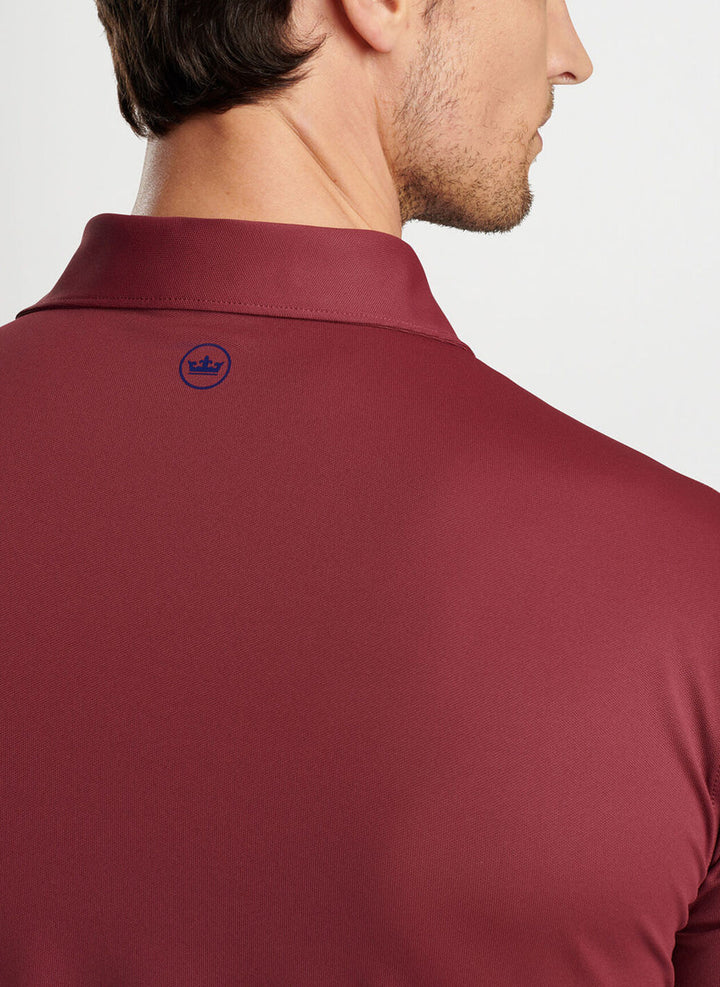 Peter Millar Crown Crafted Soul Performance Mesh Polo: Vermouth