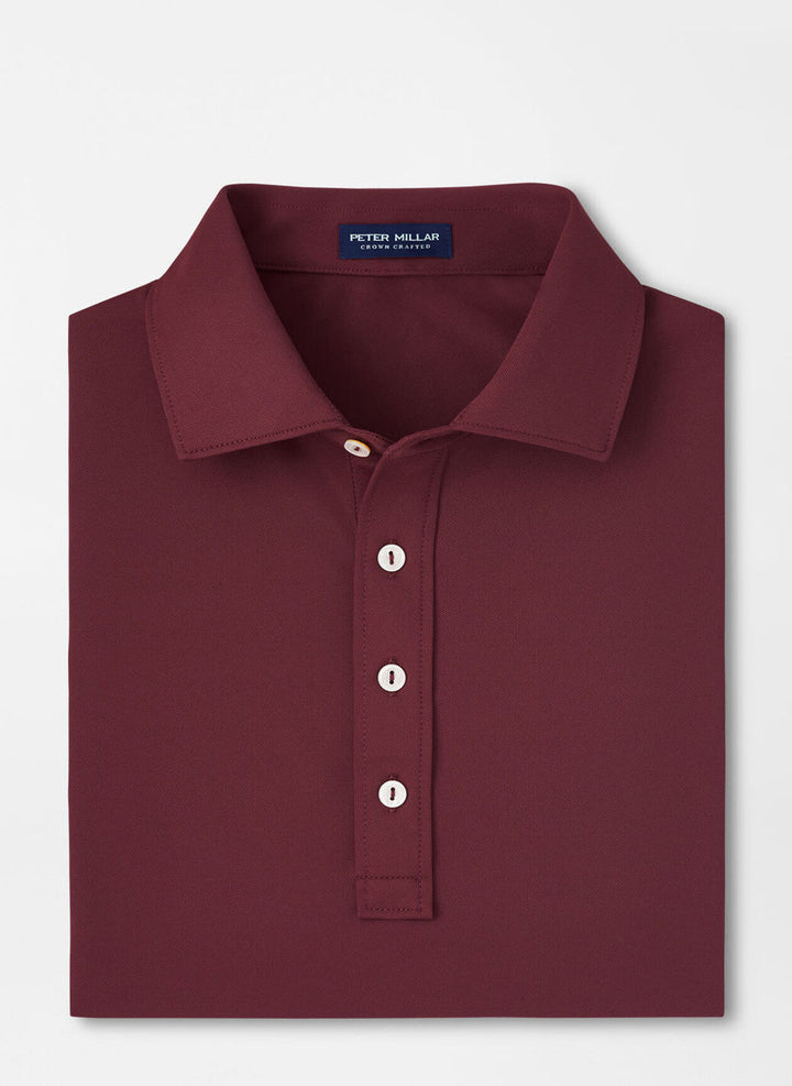 Peter Millar Crown Crafted Soul Performance Mesh Polo: Vermouth