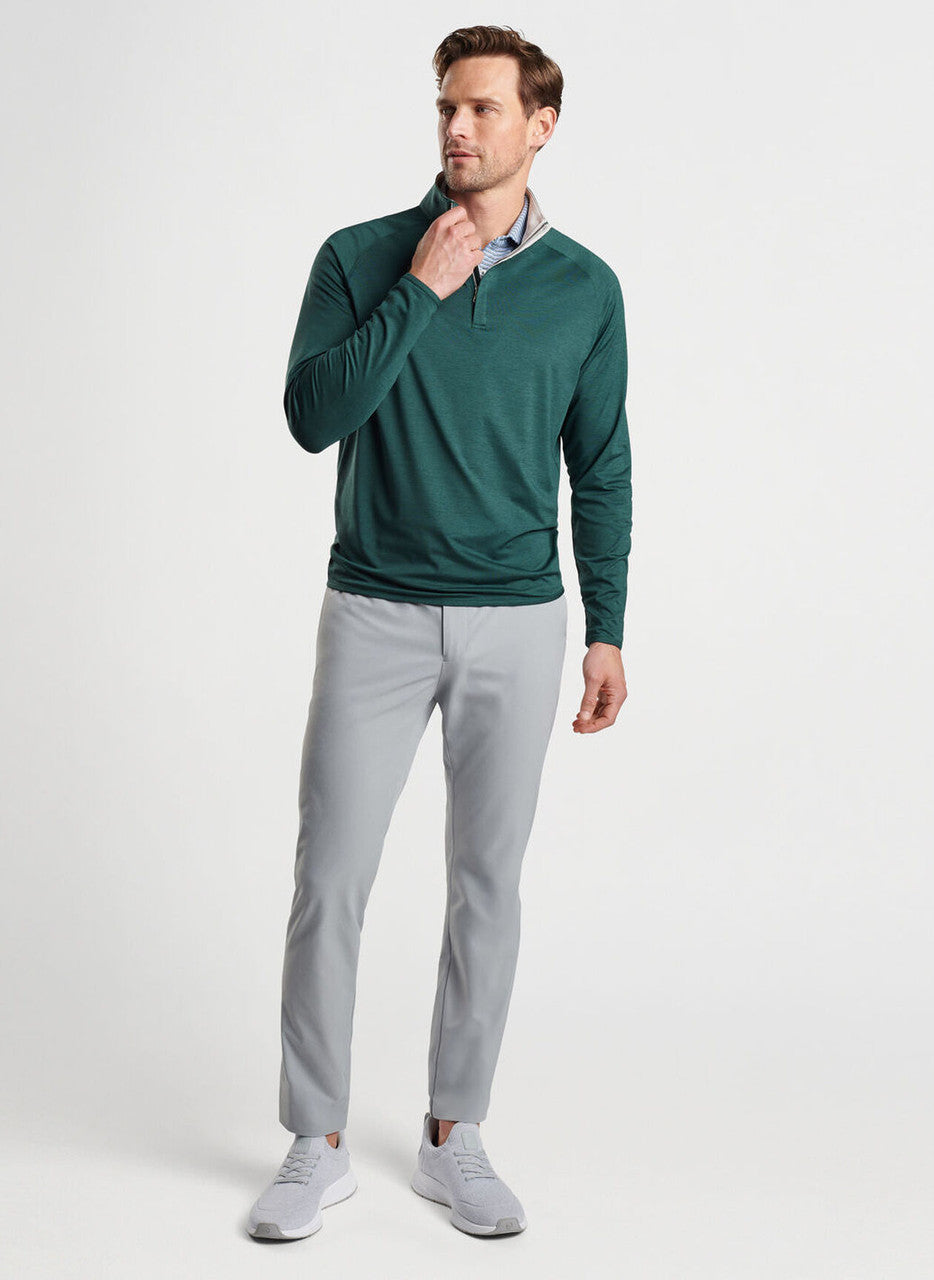 Peter Millar Stealth Performance Quarter-Zip: Lacinato