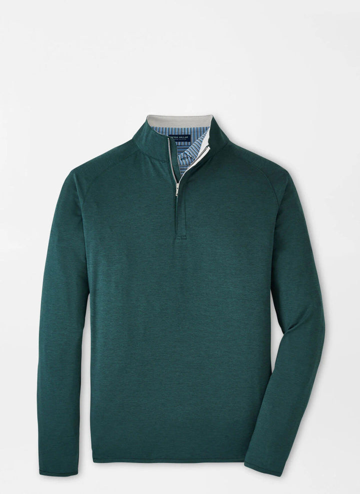 Peter Millar Stealth Performance Quarter-Zip: Lacinato