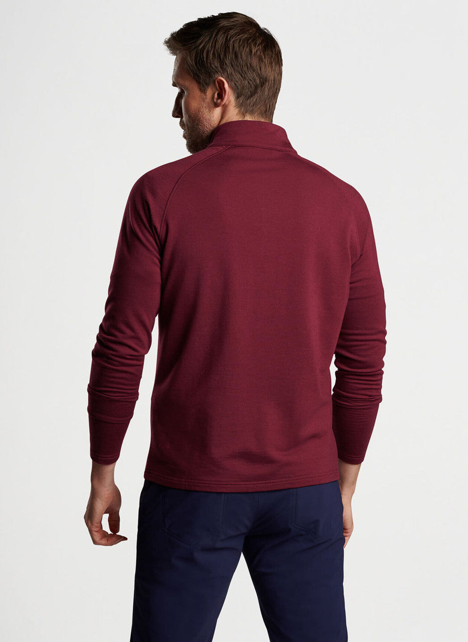 Peter Millar Crown Crafted Excursionist Flex Performance Pullover: Vermouth