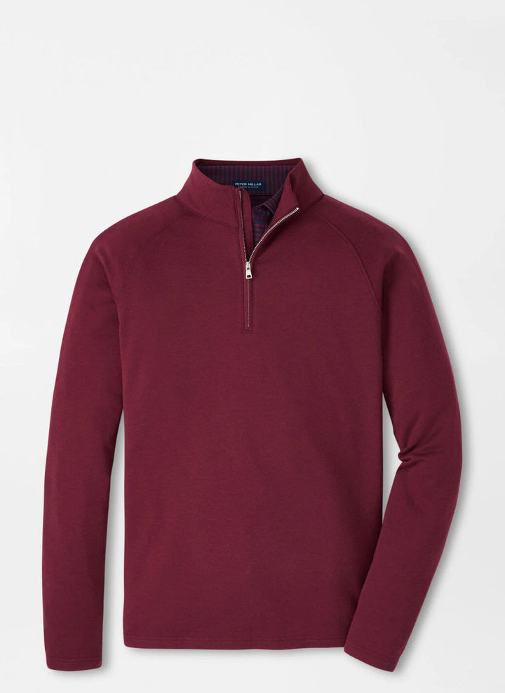 Peter Millar Crown Crafted Excursionist Flex Performance Pullover: Vermouth