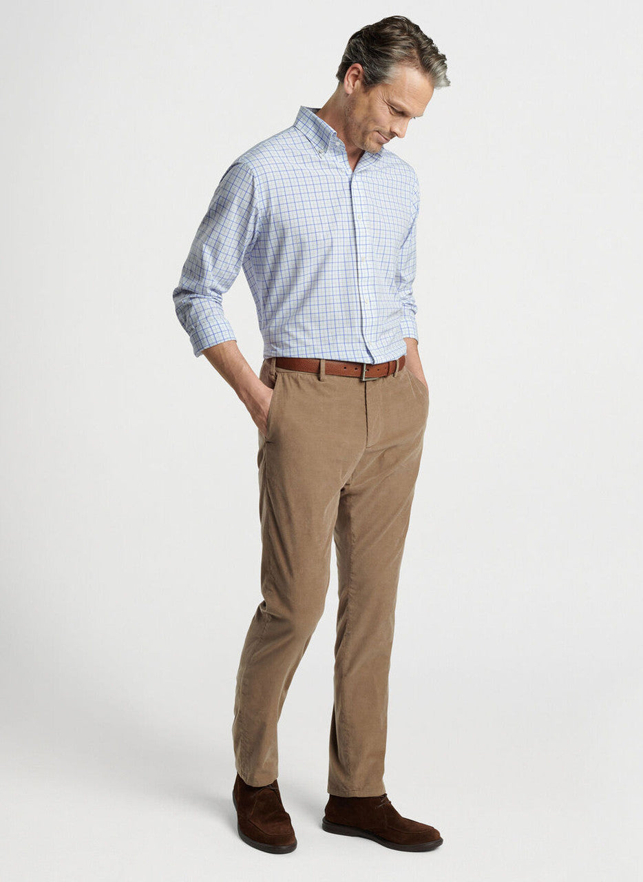 Peter Millar Crown Crafted Moors Performance Poplin Sport Shirt: Elixir