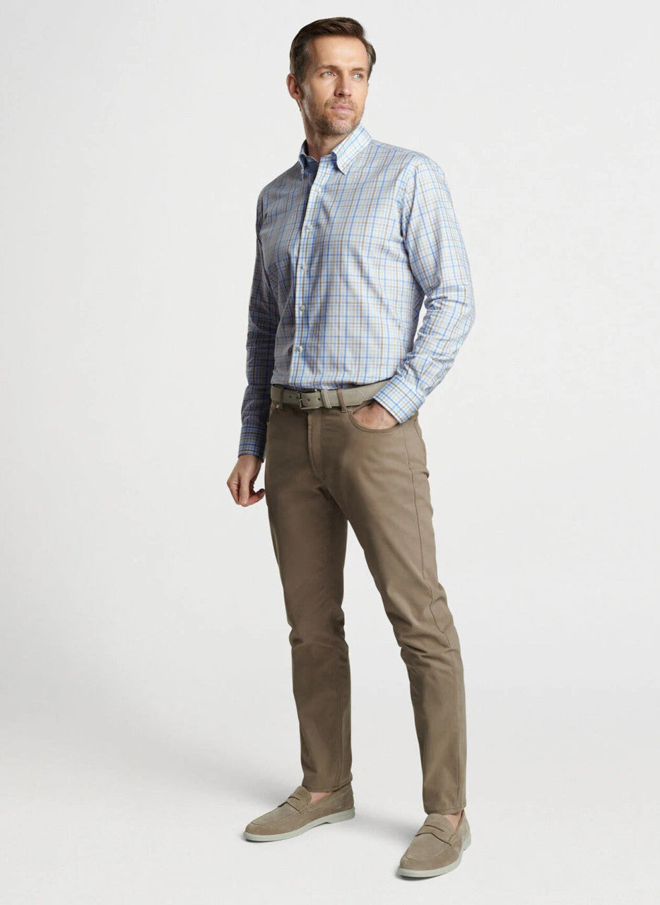 Peter Millar Crown Crafted Brighton Cotton Sport Shirt: Elixir