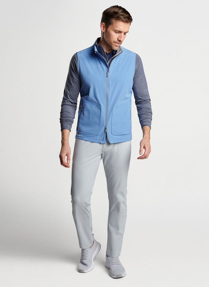 Peter Millar Crown Crafted Contour Vest: Brook Blue