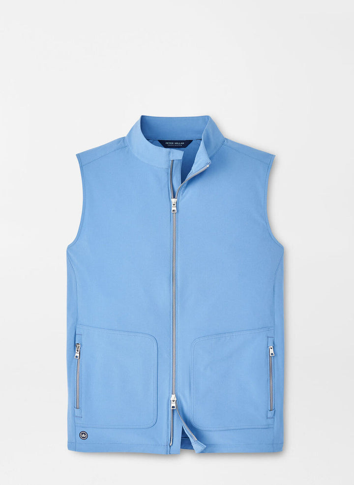 Peter Millar Crown Crafted Contour Vest: Brook Blue